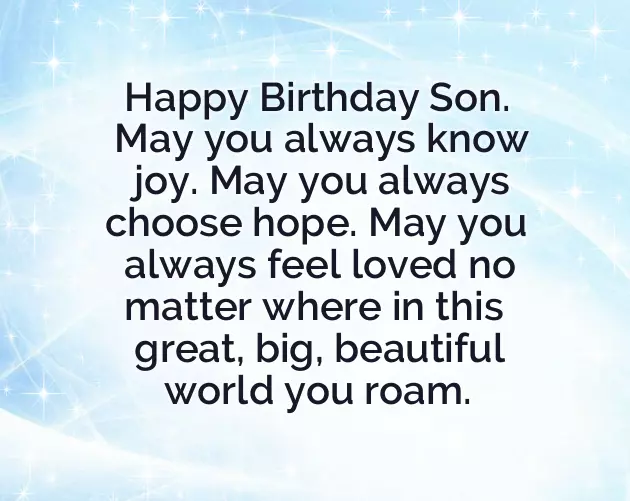 Birthday Greetings To Our Son Birthday Greetings To Our Son