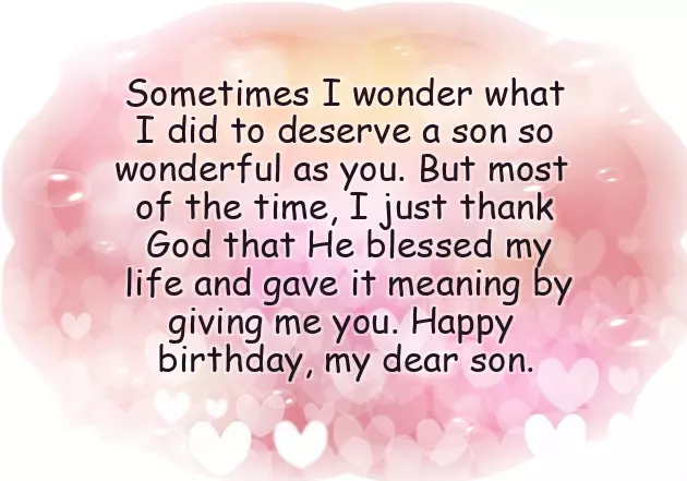 Greetings For Birthday Of My Son