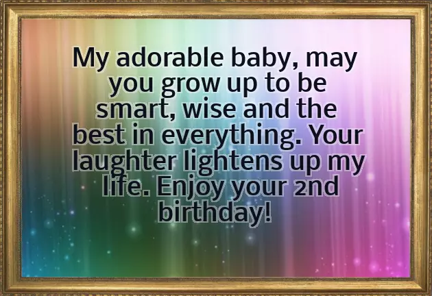 Birthday Wishes To 2 Year Old Daughter