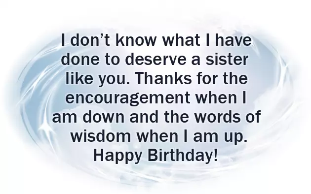 Good Quotes For Sister Birthday