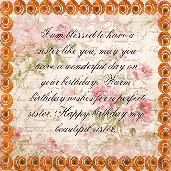 Birthday Greetings To A Younger Sister