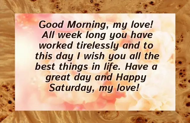 Saturday Wishes Saturday Wishes