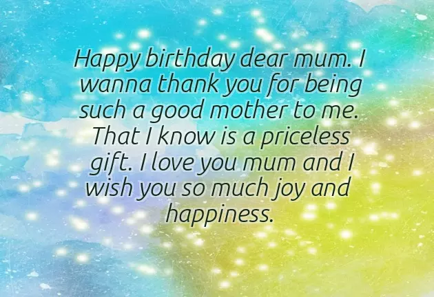 Happy Birthday Mum From Son Happy Birthday Mum From Son