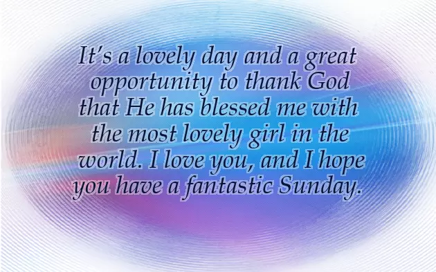 Sunday Morning Messages Sunday Morning Messages