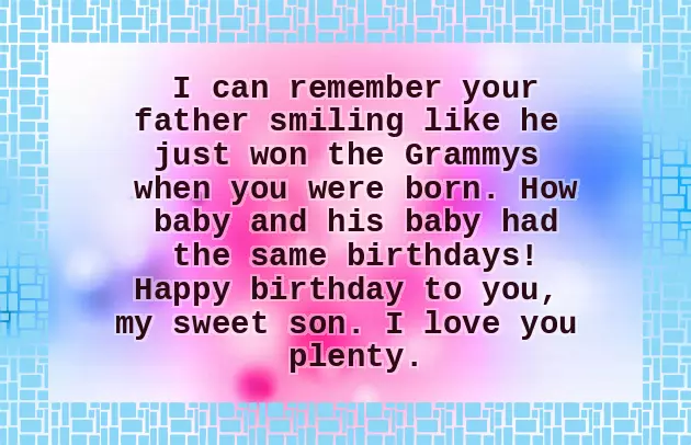 Happy Birthday Father And Son Same Day Happy Birthday Father And Son Same Day