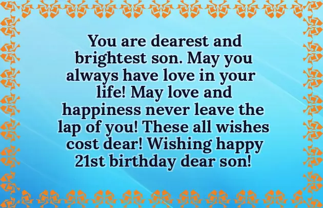 Birthday Quotes For 21 Year Old Son Birthday Quotes For 21 Year Old Son