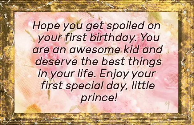 1St Happy Birthday Wishes For Son 1St Happy Birthday Wishes For Son