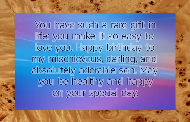 Birthday Greetings To Your Son