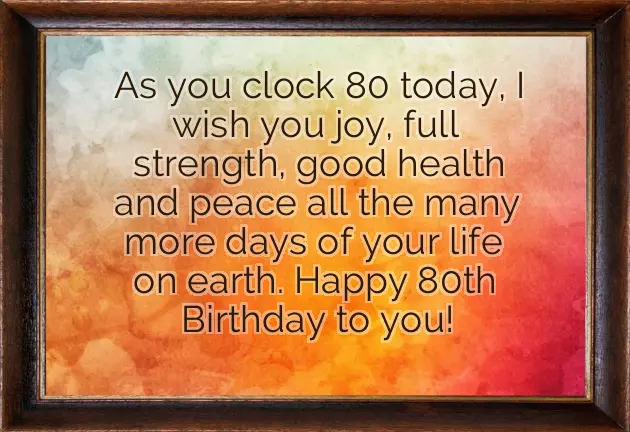Birthday Wishes For 80 Year Old Aunt