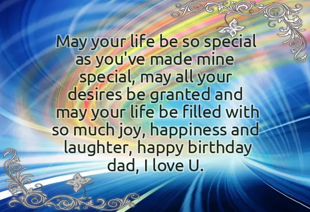 Birthday Words For Dad