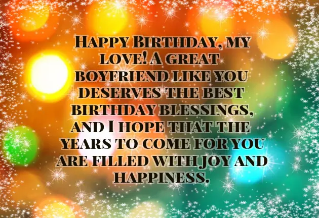 Short Romantic Birthday Wishes For Boyfriend Short Romantic Birthday Wishes For Boyfriend