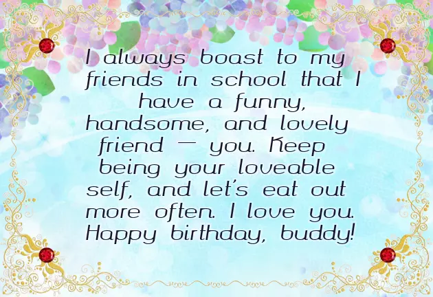 Happy Birthday To My Sweet Boy