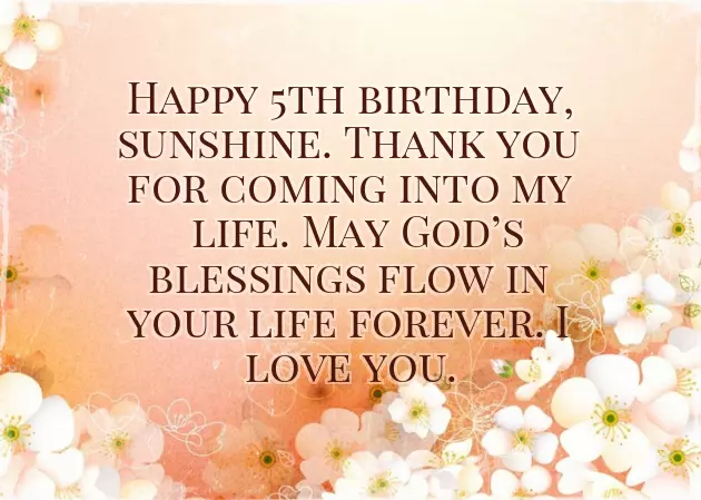 5Th Birthday Quotes For Son