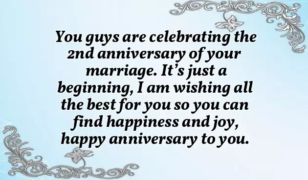 2Nd Love Anniversary Wishes 2Nd Love Anniversary Wishes