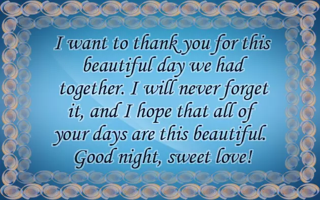 Good Night Wishes To My Love