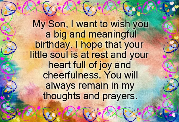 Happy Birthday To My Son Quotes From Mom