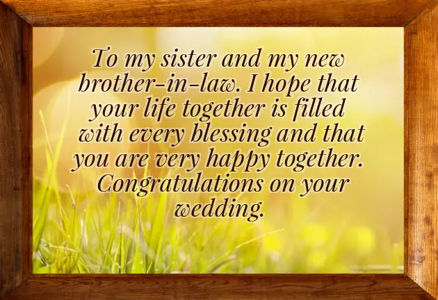 Wedding Wishes To Elder Sister