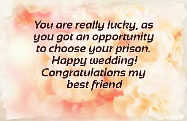Funny Wedding Wishes For Friend Funny Wedding Wishes For Friend