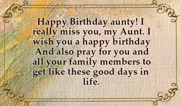 Birthday For Aunty Greetings Birthday For Aunty Greetings