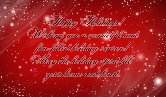 Wishing You All The Best Today And Throughout The Coming Year