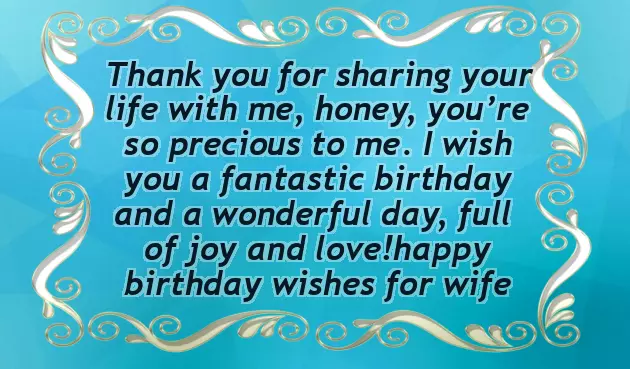 Wife Birthday Wish Message Wife Birthday Wish Message