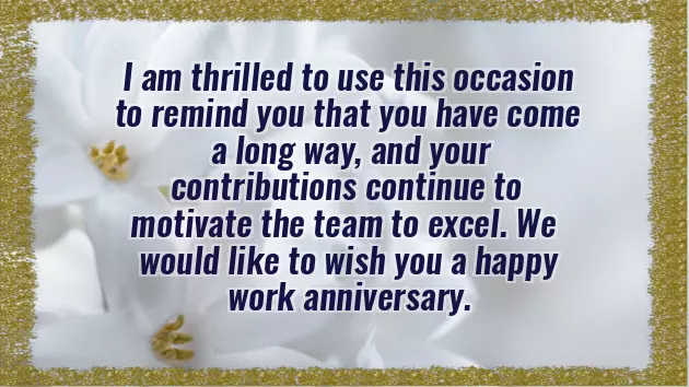 Congratulations For Completing 20 Years In Company