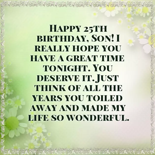 25Th Birthday Wishes For Wife