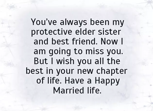 Quotes For Sister Wedding