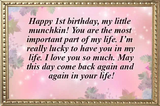 Birthday Wishes 1St Birthday Baby Girl Birthday Wishes 1St Birthday Baby Girl