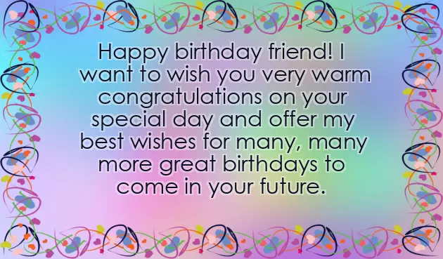 Birthday Congratulations Letter