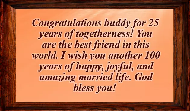 Congratulations On Your Silver Jubilee Congratulations On Your Silver Jubilee