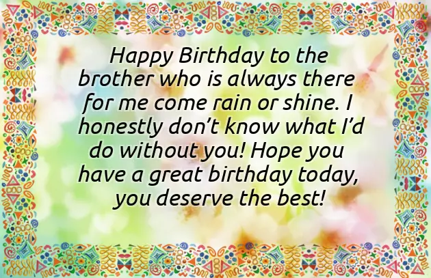 Best Wishes For Brother Birthday Best Wishes For Brother Birthday