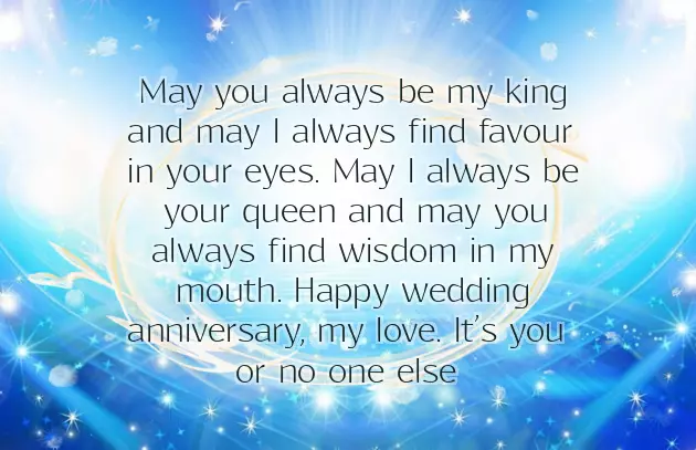 Religious Wedding Anniversary Message