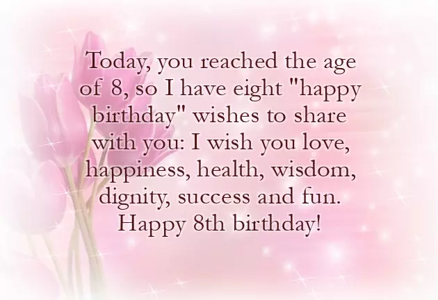 8Th Birthday Wishes For Granddaughter 8Th Birthday Wishes For Granddaughter