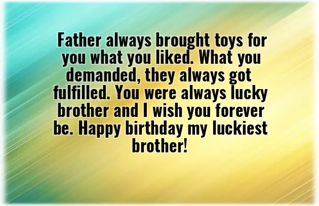 Happy Birthday To My Husband Brother