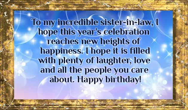 Birthday Quotes For Sister In Law Birthday Quotes For Sister In Law