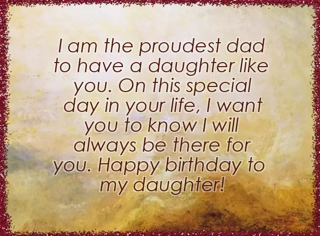 Happy Birthday Wishes From Daughter Happy Birthday Wishes From Daughter