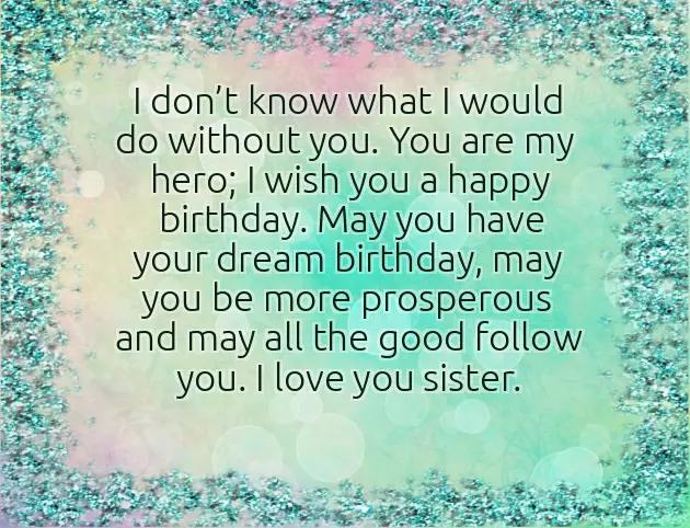 Birthday Wishes For Sister After Her Marriage