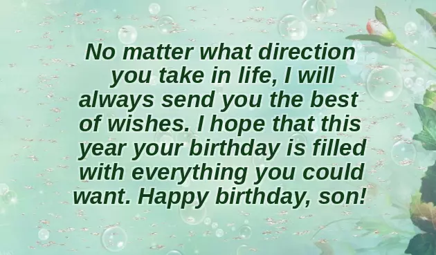 Happy Birthday Son From Mom And Dad