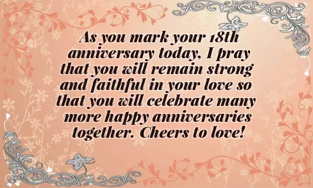 18Th Wedding Anniversary 18Th Wedding Anniversary