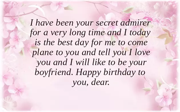 Birthday Message For Crush Birthday Message For Crush