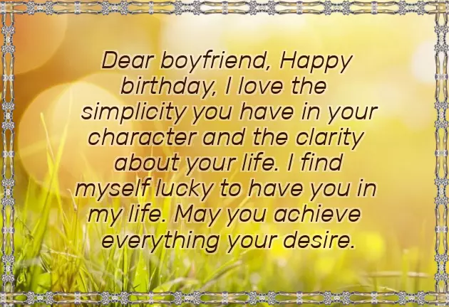 Sentimental Birthday Wishes For Boyfriend Sentimental Birthday Wishes For Boyfriend