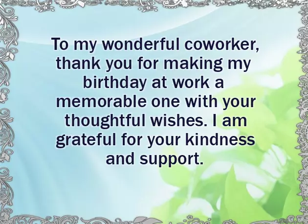 Thanking Someone For The Birthday Wishes