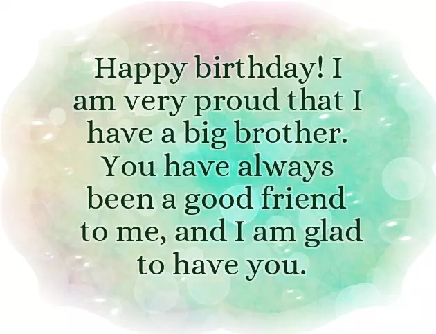 Happy Birthday To You My Little Brother