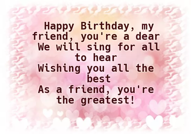 Funny Birthday Poems For Friends