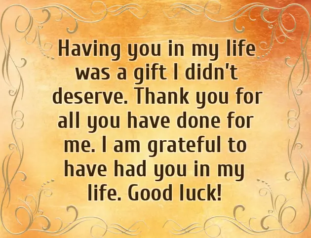 Farewell And Good Luck Farewell And Good Luck