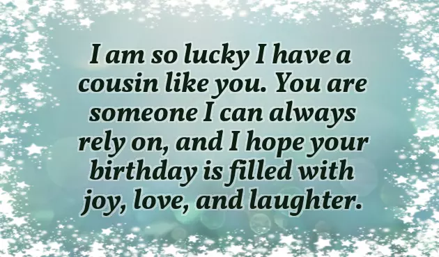 Birthday Greetings To A Cousin Girl