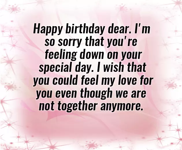 Happy Birthday To My Ex Boyfriend Happy Birthday To My Ex Boyfriend