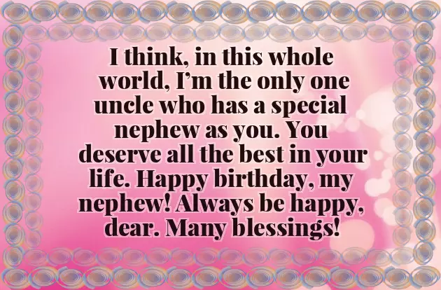 Happy Birthday To My Handsome Nephew Happy Birthday To My Handsome Nephew