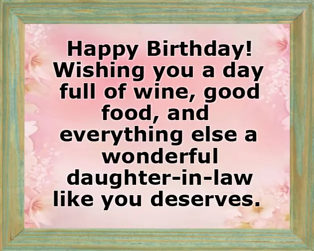 Daughter In Law Quotes Birthday